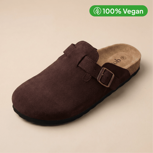 100% Vegan Suede Clogs by Qomfort