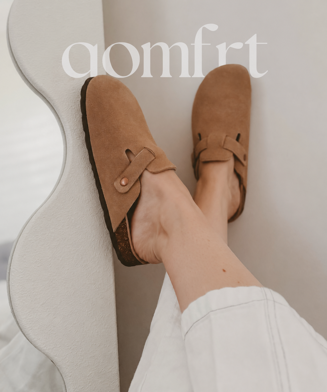 Genuine Suede Clogs by Qomfrt