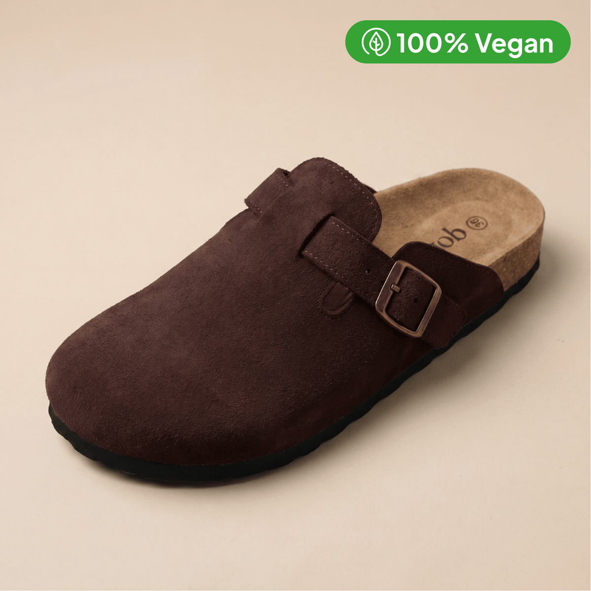 100% Vegan Suede Clogs by Qomfrt