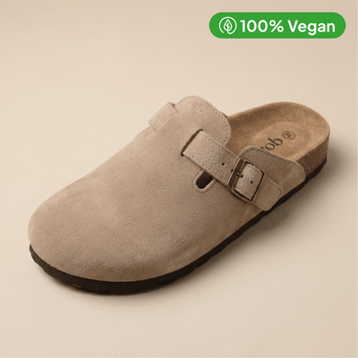 100% Vegan Suede Clogs by Qomfrt