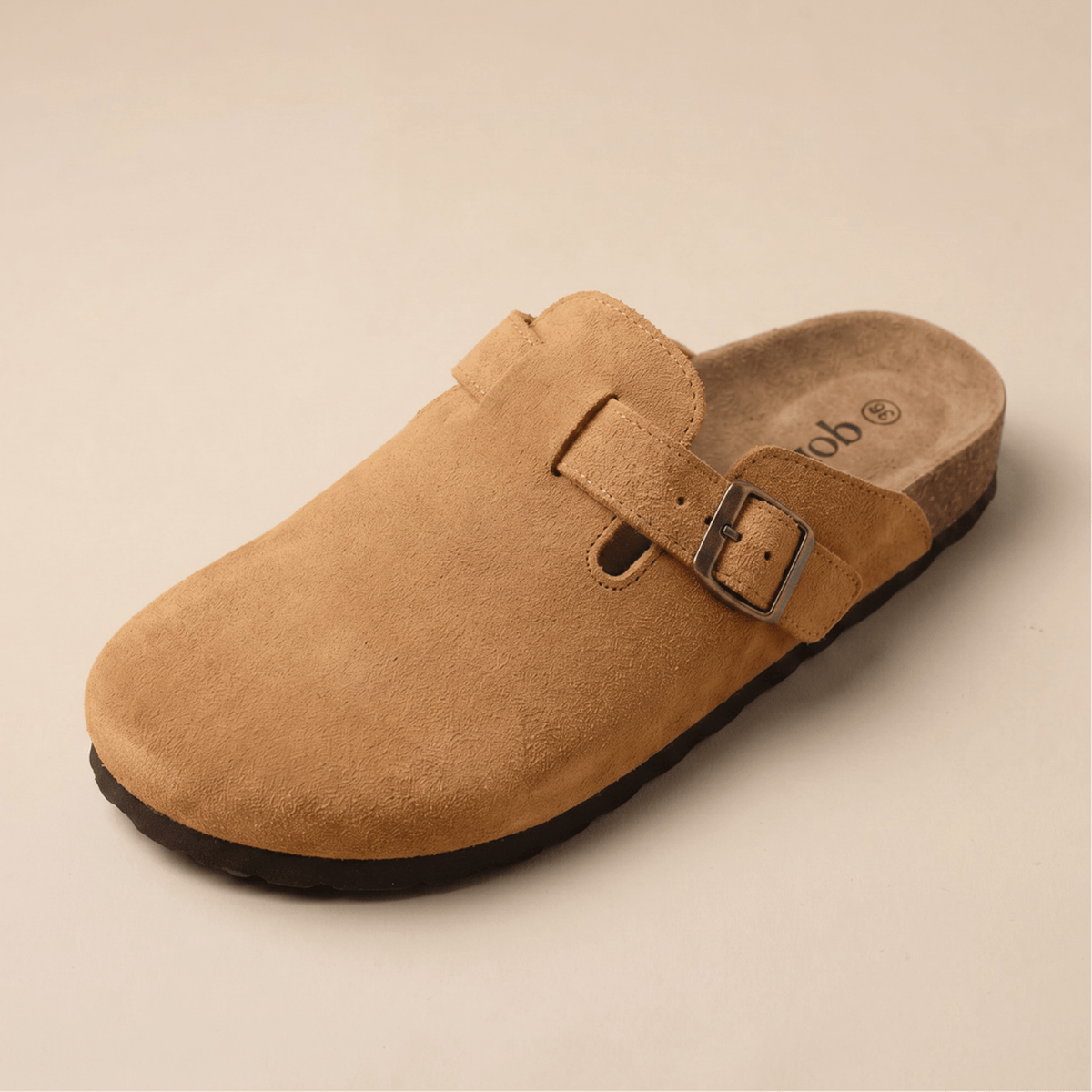 Genuine Suede Clogs by Qomfrt