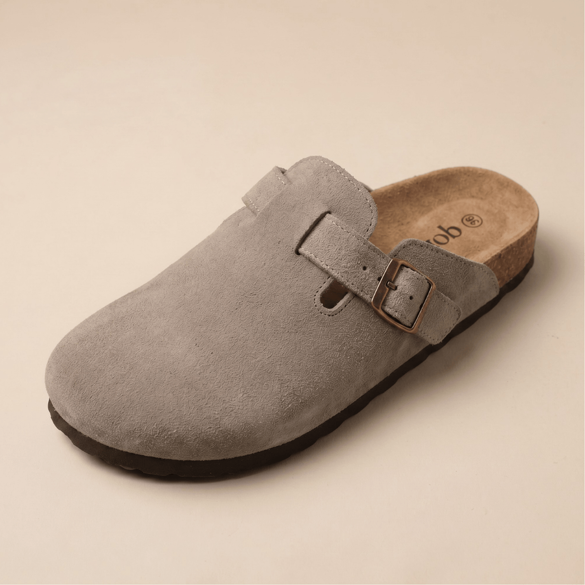 Genuine Suede Clogs by Qomfrt