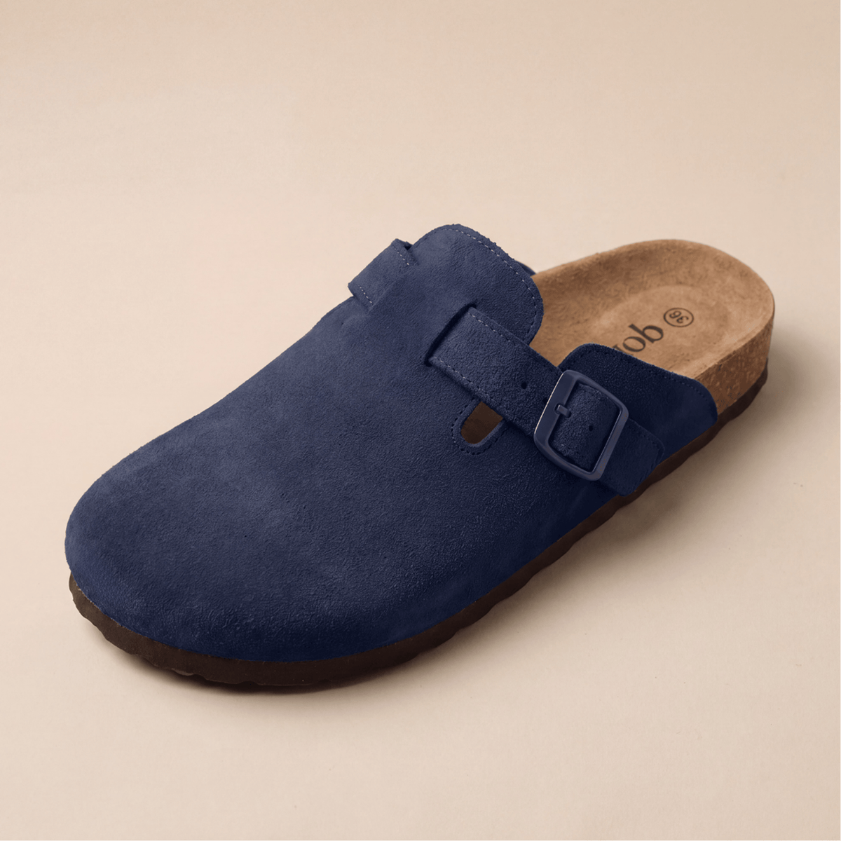 Genuine Suede Clogs by Qomfrt