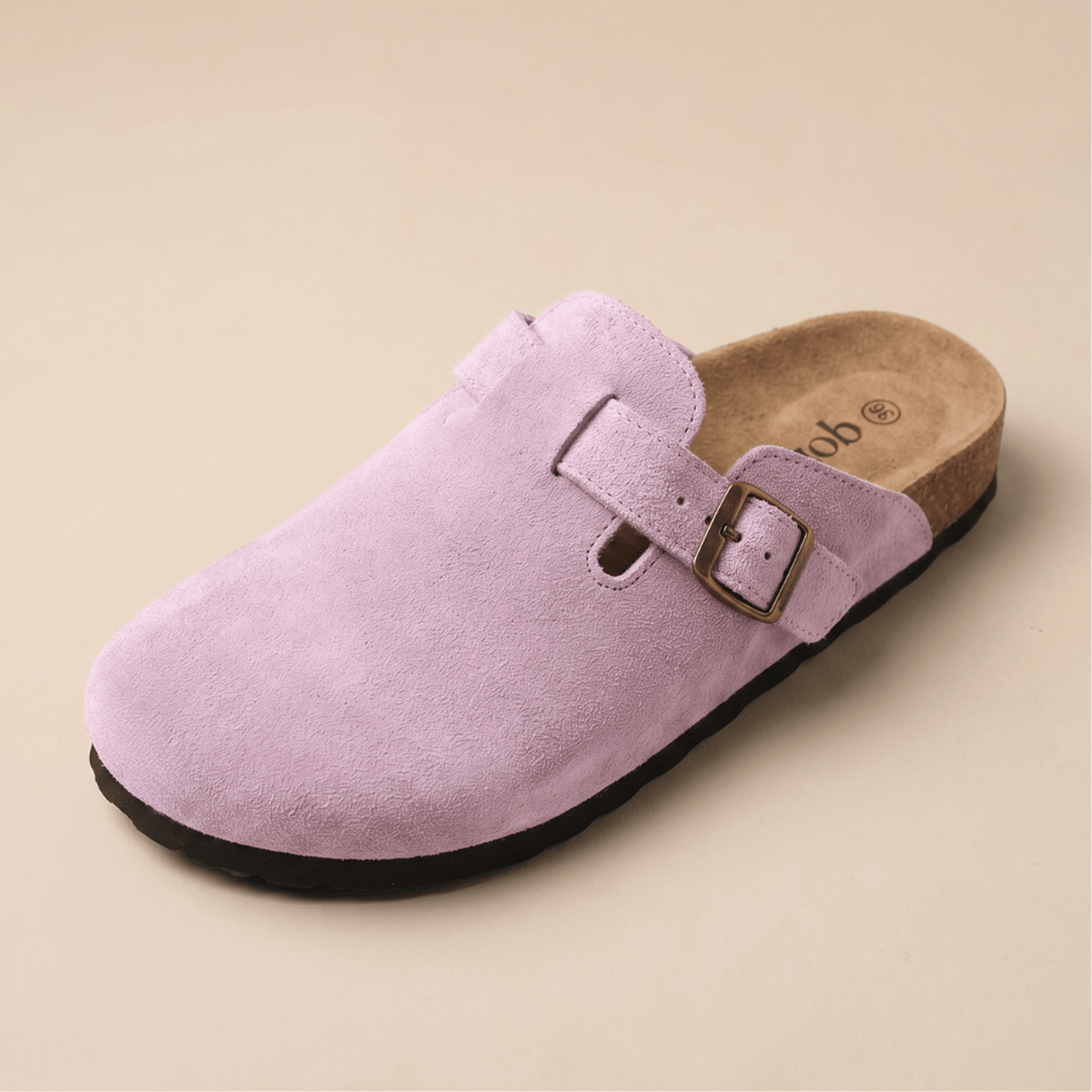 Genuine Suede Clogs by Qomfrt